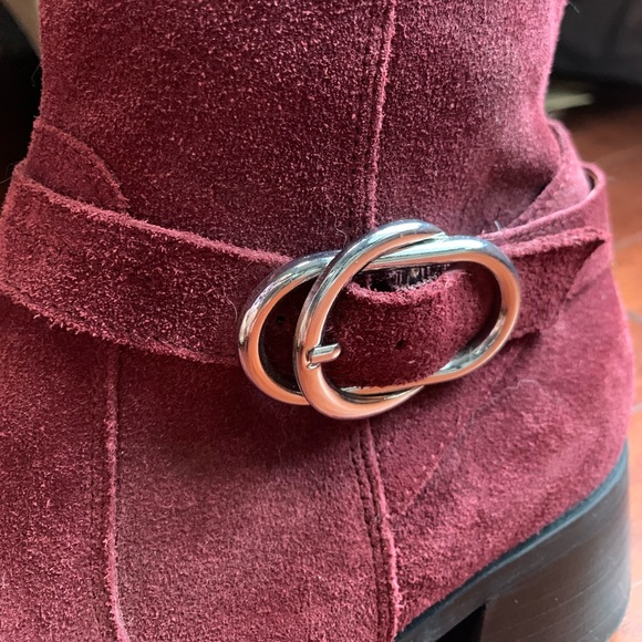 Marc Fisher Mid Calf Suede/leather Boot - Picture 7 of 13